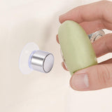 Maxbell Soap Holders Wall Mounted Punch Free for Bathroom Shower Wall Washroom Cylindrical