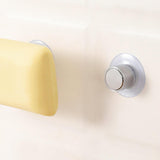 Maxbell Soap Holders Wall Mounted Punch Free for Bathroom Shower Wall Washroom Cylindrical