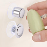 Maxbell Soap Holders Wall Mounted Punch Free for Bathroom Shower Wall Washroom Cylindrical