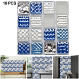 Maxbell 10 Pieces Self Adhesive Tile Backsplash Peel & Stick Home Decor for Nursery