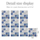 Maxbell 10 Pieces Self Adhesive Tile Backsplash Peel & Stick Home Decor for Nursery