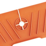 Maxbell Kitchen Faucet Sink Splash Guard Sink Draining Pad for Bathroom Home  Orange