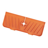 Maxbell Kitchen Faucet Sink Splash Guard Sink Draining Pad for Bathroom Home  Orange