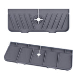 Maxbell Kitchen Faucet Sink Splash Guard Sink Draining Pad for Bathroom Home  Grey