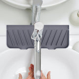 Maxbell Kitchen Faucet Sink Splash Guard Sink Draining Pad for Bathroom Home  Grey