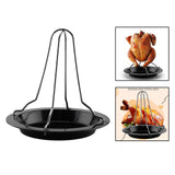 Maxbell Durable Chicken Roaster Rack Tool Stainless Steel for BBQ Indoor Outdoor Bakeware