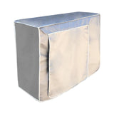 Maxbell Air Conditioner Cover for Outside Unit Anti Snow Overcover Silver 2P