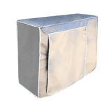 Maxbell Air Conditioner Cover for Outside Unit Anti Snow Overcover Silver 2P