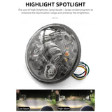 Maxbell Motorcycle 5.75 inch LED Headlight Waterproof IP67 for Harley x48