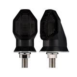 Maxbell 2 Pieces LED Turn Signal Indicator Fits for Honda RS150R Winner Smoke Black