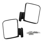 Maxbell 1 Pair Folding Side View Mirrors Clear Vision Replacement for Golf Cart Part