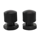 Maxbell 1 Pair Solo Seat Nuts Dual Holes for Harley Road Glide 2018-2022 Black