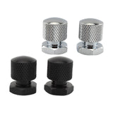 Maxbell 1 Pair Solo Seat Nuts Dual Holes for Harley Road Glide 2018-2022 Chrome