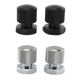 Maxbell 1 Pair Solo Seat Nuts Dual Holes for Harley Road Glide 2018-2022 Chrome