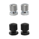 Maxbell 1 Pair Solo Seat Nuts Dual Holes for Harley Road Glide 2018-2022 Chrome