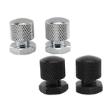 Maxbell 1 Pair Solo Seat Nuts Dual Holes for Harley Road Glide 2018-2022 Chrome