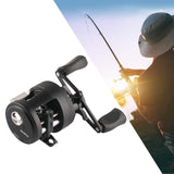 Maxbell Round Baitcast Reel 6.2:1 Gear Ratio 5kg Drag Magnetic Brake Left-handed