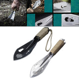 Maxbell Outdoor Camping Multipurpos Shovel Small Hand Shovel Gardening Tool black