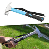 Maxbell Outdoor Tent Peg Hammer Fishing Hiking Climbing Stake Nail Puller Blue