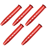 Maxbell 5Pcs Portable Tent Stakes Pegs Ground Nails Snow Sand Camping Red 23cm