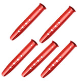 Maxbell 5Pcs Portable Tent Stakes Pegs Ground Nails Snow Sand Camping Red 23cm