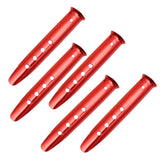 Maxbell 5Pcs Portable Tent Stakes Pegs Ground Nails Snow Sand Camping Red 23cm