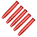 Maxbell 5Pcs Portable Tent Stakes Pegs Ground Nails Snow Sand Camping Red 23cm