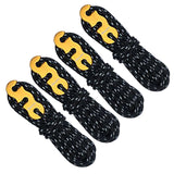 Maxbell 4x Tent Rope with S Tensioner High Strength for Tying Down Tarp Camping Tent