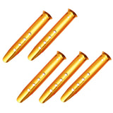 Maxbell 5Pcs Portable Tent Stakes Pegs Ground Nails Snow Sand Camping Yellow 23cm