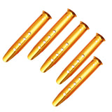 Maxbell 5Pcs Portable Tent Stakes Pegs Ground Nails Snow Sand Camping Yellow 23cm