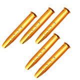 Maxbell 5Pcs Portable Tent Stakes Pegs Ground Nails Snow Sand Camping Yellow 23cm