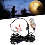 Maxbell LED Submersible Fishing Night Light Underwater Fish Lure Bait Finder Lamp Yellow Light