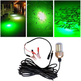 Maxbell LED Submersible Fishing Night Light Underwater Fish Lure Bait Finder Lamp Green Light