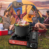 Maxbell Portable Gas Stove Windproof Single Burner for Outdoor Cooking Hiking Picnic