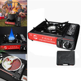 Maxbell Portable Gas Stove Windproof Single Burner for Outdoor Cooking Hiking Picnic