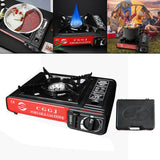 Maxbell Portable Gas Stove Windproof Single Burner for Outdoor Cooking Hiking Picnic