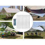 Maxbell 10 x Ground Stakes Tent Spikes Steel Heavy Duty for Canopy Outdoor Camping