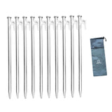 Maxbell 10 x Ground Stakes Tent Spikes Steel Heavy Duty for Canopy Outdoor Camping