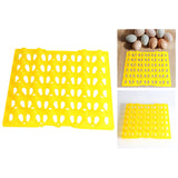 Maxbell Farm Egg Container Long Distance Transport Breathable Plastic Egg Holder Yellow