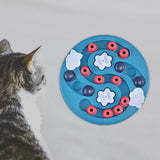 Maxbell Dog Puzzle Toy Pet Supply Interactive Toy Slow Feeding Food Puzzle  Blue