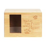 Maxbell Pet Urn for Dogs Cats Ashes Remembrance Pet Memorial Keepsake Wood Box B