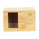 Maxbell Pet Urn for Dogs Cats Ashes Remembrance Pet Memorial Keepsake Wood Box B