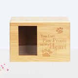 Maxbell Pet Urn for Dogs Cats Ashes Remembrance Pet Memorial Keepsake Wood Box B