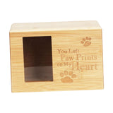 Maxbell Pet Urn for Dogs Cats Ashes Remembrance Pet Memorial Keepsake Wood Box B