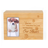 Maxbell Pet Urn for Dogs Cats Ashes Remembrance Pet Memorial Keepsake Wood Box A