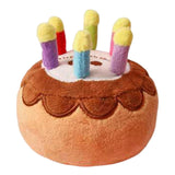 Maxbell Dog Large Birthday Cake, Bone, Present Squeaky Plush Toy Small Cake