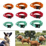 Maxbell Nylon Dog Collar Training Collar for Puppy Small Medium Large Dogs M Orange