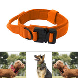 Maxbell Nylon Dog Collar Training Collar for Puppy Small Medium Large Dogs M Orange