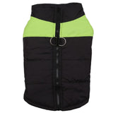 Maxbell Pet Dog Clothes Vest Jacket Warm Puppy Waterproof Winter Padded Coat Green XXL