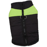 Maxbell Pet Dog Clothes Vest Jacket Warm Puppy Waterproof Winter Padded Coat Green XXL